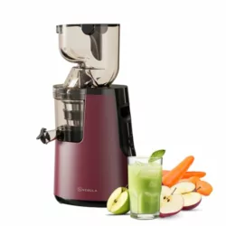 best-masticating-cold-press-juicer Juicer Machines, AUMATE Slow Juicer Masticating Juicer, Cold Press Juicer with Quiet Motor & Reverse Function for Fresh Healthy Fruits and Vegetables Juice, Easy to Clean with Brush and Recipes, Black