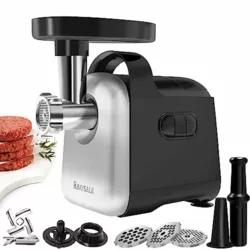 best-meat-mincer Andrew James Electric Meat Grinder , Sausage Maker, Meats Mincer, Food Grinding, Mincing Machine with Sausages Nozzle and Kibble Attachment, Poweful Copper Motor