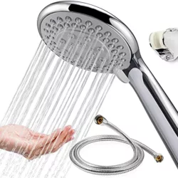 best-shower-hoses DIY Doctor 1.75m Universal Shower Hose - Extra Long Shower Hose - Flexible Shower Hose - Longer Than Shower Hose 1.5m - Shower Pipe - Stainless Steel Hose with 4 Washers - Anti-Kink - 1.75m x 11mm