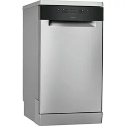 best-slimline-dishwashers Whirlpool WSFE 2B19 X UK N Freestanding Slimline Dishwasher, 10 Place Settings, 5 Programs, Inox