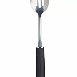 best-slotted-spoons Circulon Elite Nylon Slotted Spoon with Coated Handle - Black