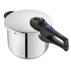 best-stovetop-pressure-cookers Prestige Pressure Cooker, Aluminium, Grey, 28.6 x 41.4 x 25.2 cm