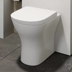 best-toilets Durovin Bathrooms Close Coupled Toilet with Soft Close Seat and Cistern - Rimless Technology