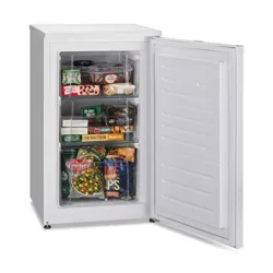 best-under-counter-freezers Montpellier MZF48W-1 | Freestanding Undercounter Freezer in White - 48cm Wide. 64L Capacity, 2 Year Warranty (White)
