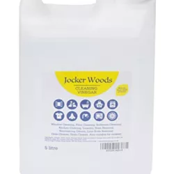 best-vinegar-for-cleaning Jocker Woods White Vinegar for Cleaning, Pickling, Marinations & Cooking - Distilled White Vinegar - 5 Litre Bottle - Produced in The UK (1Pack)