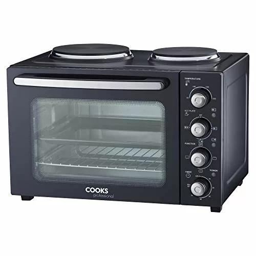 countertop-ovens Cooks Professional Mini Oven with Hobs | Energy Ef
