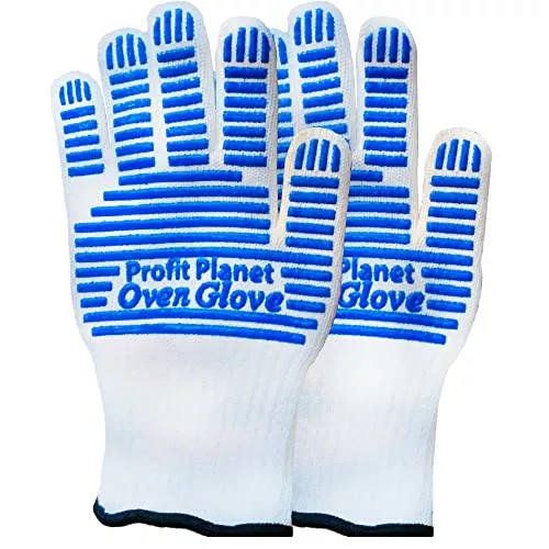 heat-resistant-oven-gloves ProfitPlanet Premium Quality Oven Gloves with Heat