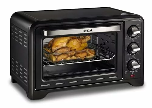 mini-ovens-and-grills Tefal Mini 19L Oven Optimo With Rotisserie, 120min
