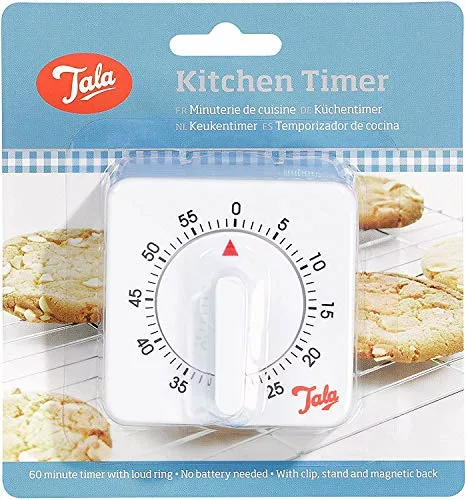 oven-timers Tala Classic 1 Hour White Mechanical Timer, 60 Min