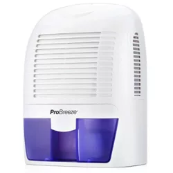 the-best-bathroom-dehumidifiers Pro Breeze Dehumidifier 1500ml Portable Air Dehumidifier for Damp, Mould, Moisture in Home, Kitchen, Bedroom, Caravan, Office, Garage, Bathroom, Basement