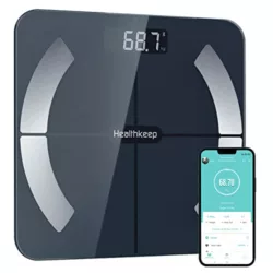 the-best-bathroom-scales-for-bmi-and-body-fat Body Fat Scale,Smart Bathroom Weight Scales for Body Weight Wireless BMI Body Composition Monitor,High Precision Health Analyzer with Smartphone App for Fitness Tracking 180kg (Black)