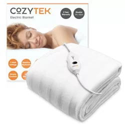 the-best-electric-blankets Slumberdown Sleepy Nights Multi Zone Double Electric Blanket With 3 Heat Settings Quilted Electric Blanket Double Bed