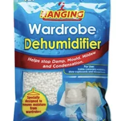 the-best-wardrobe-dehumidifier-hanging-bags Innova Hanging Interior Wardrobe Dehumidifier Pack of 6 Bags | Integrated Hanger, Improve Air Quality, Stop Damp, Mould, Mildew, Condensation, Moisture Removers | Closets, Cupboards, Rooms