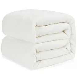 the-best-white-blankets Baby Boys/Girls Supersoft Waffle Textured Blanket (75 x 90cm) (White)