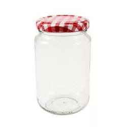 best-jam-jars Nutley's 24 Hexagonal 8oz Jam Jars + silver lids + jam box + free retro labels H1