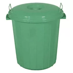 best-outdoor-dustbins KetoPlastics 2 Pcs Plastic Outdoor Dustbin