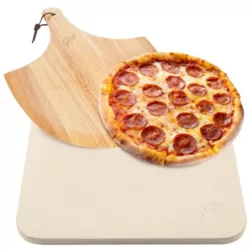 best-pizza-stones Hans Grill Pizza Stone Set For Oven or BBQ
