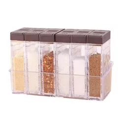 best-spice-shakers Com-four 2 Pieces Glass Spice Shaker