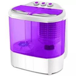 best-spin-dryers Umelome Spin Dryer, Large Capacity 6kg, Mini Gravity Electric 2800 RPM Clothes Dryer, Energy&Power Saving Spinner, White
