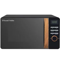 the-best-digital-microwaves Swan 700W Grey Symphony Digital Microwave, 20L Capacity, 5 Microwave Power Levels, Defrost and Reheat Settings, 60 Minute Timer and Digital Display, SM22038GRN