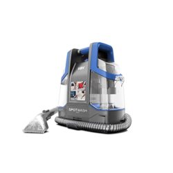 best-upholstery-cleaners Vax CDCW-CSXA SpotWash Duo Spot Cleaner, Car, Upholstery, Sofa Carpet Cleaning Machine, Included Pet Tool & Solution Removes Spills & Stains, Portable and Compact Design, 1 Liter, Grey/Blue